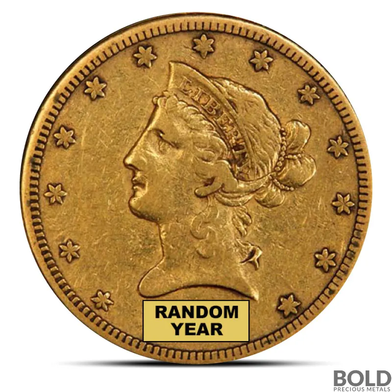 $10 Liberty Gold Eagle Coin (VF)