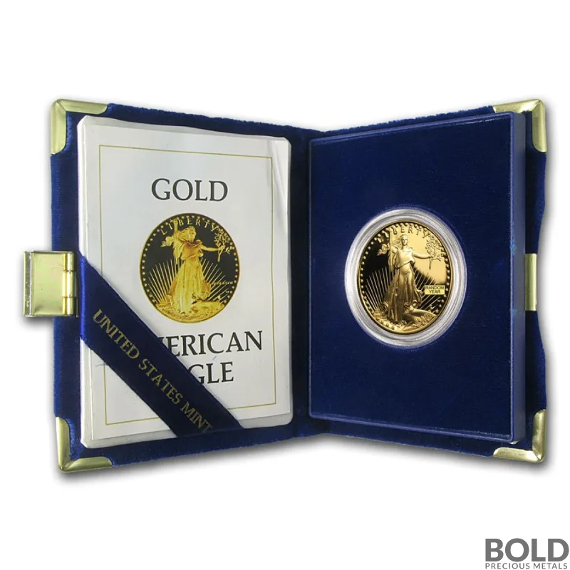 1 oz American Gold Eagle Coin (Proof, Original Mint Box)