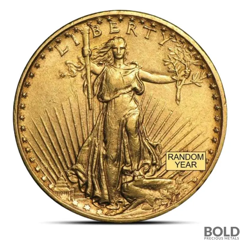 Gold America $20 Saint Gaudens (XF)