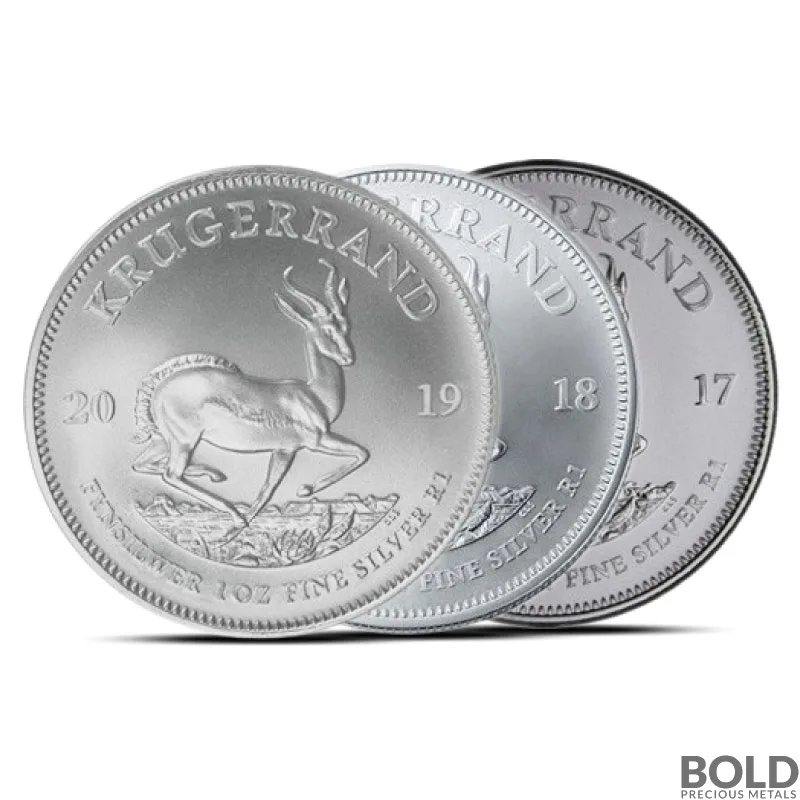 1 oz South African Gold Krugerrand Coin (BU, Random Year)