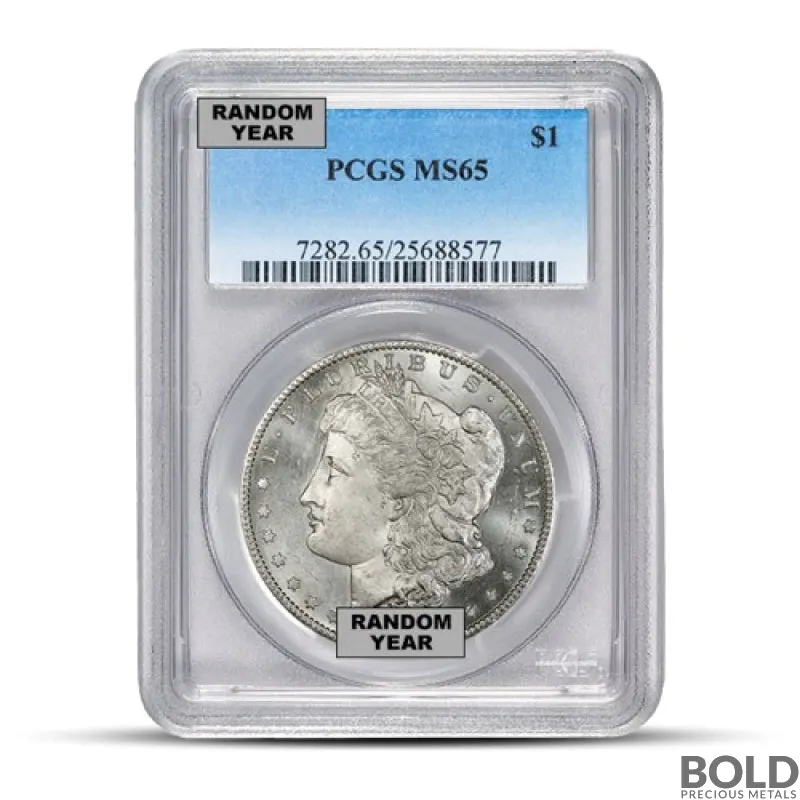 Pre-1921 Morgan Silver Dollar (MS65 PCGS)