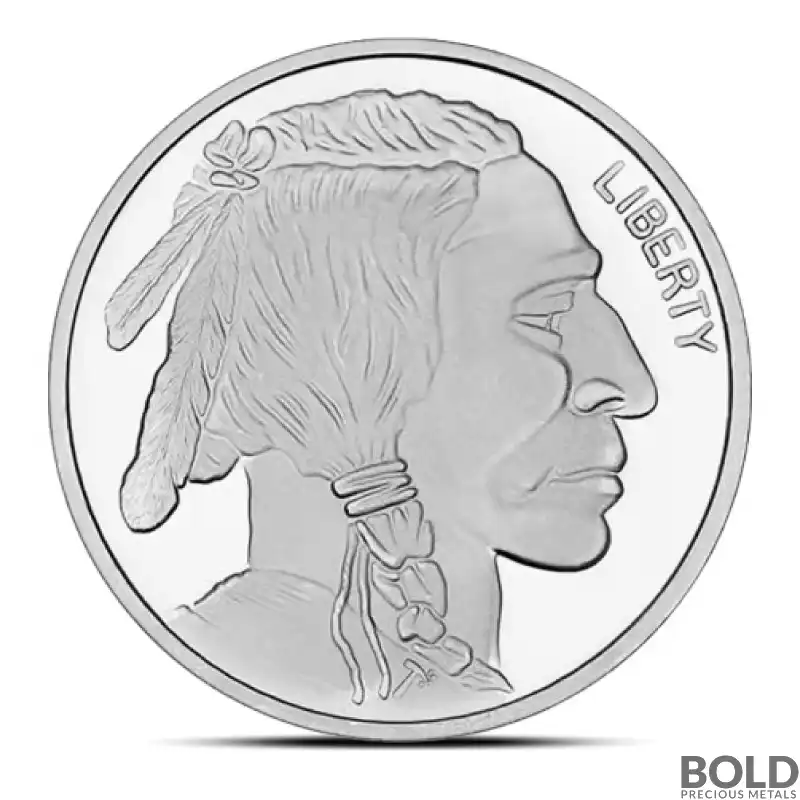 1 oz Buffalo Silver Round (SilverTowne)