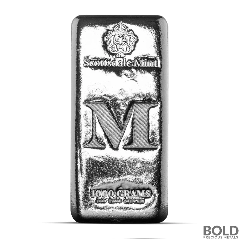 1000 Gram Scottsdale Imperium Collection M Silver Bar
