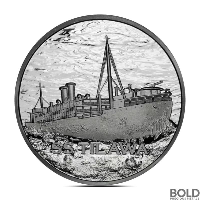 2024 1/4 oz SS Tilawa Shipwreck Remembrance: Sinking Fate Silver Round