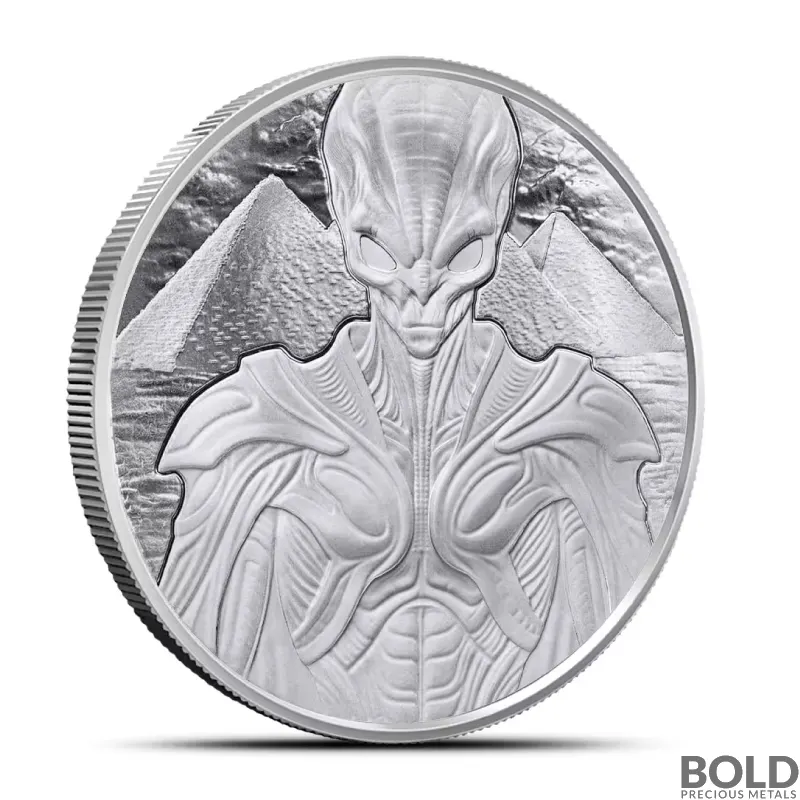 2025 1 oz Samoa Alien Silver Coin