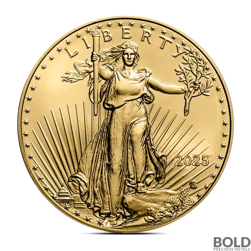 2025 1/10 oz American Eagle Gold Coin (BU)