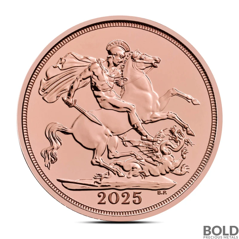 2025 Gold World English Sovereign King