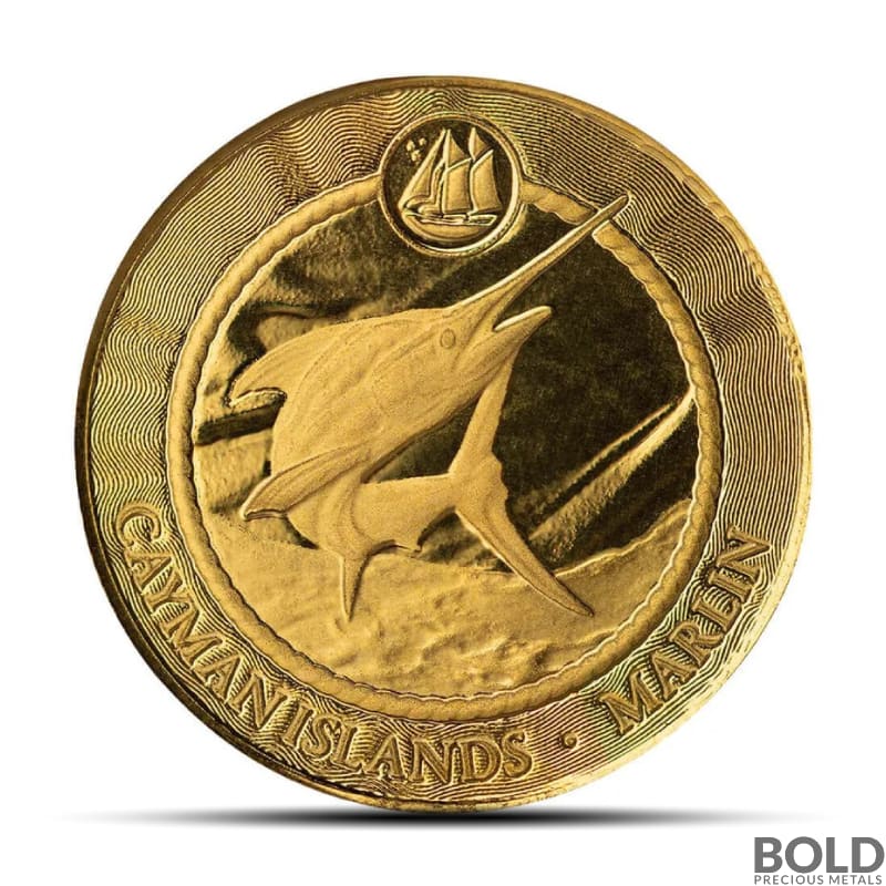2026 1/10 oz Cayman Islands Marlin Gold Coin