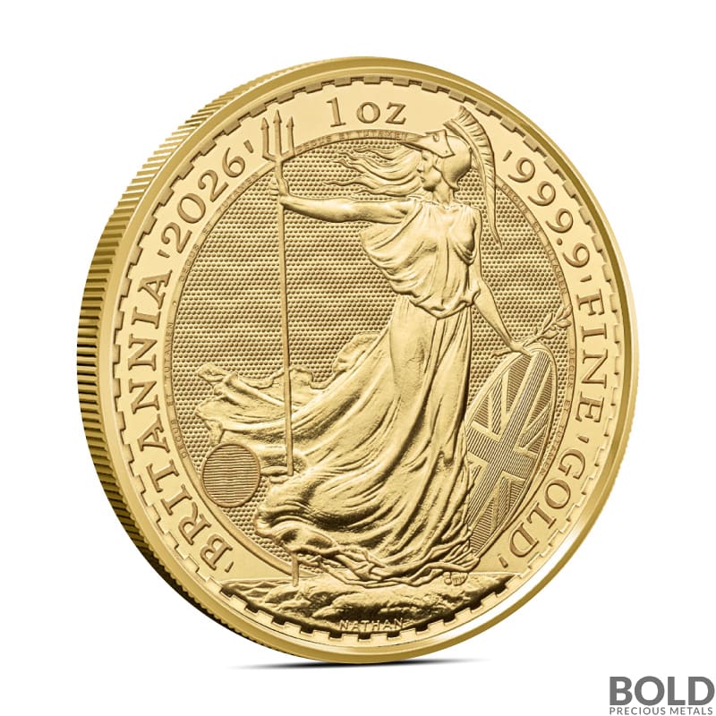 2026 1 oz British Gold Britannia Coin (BU)