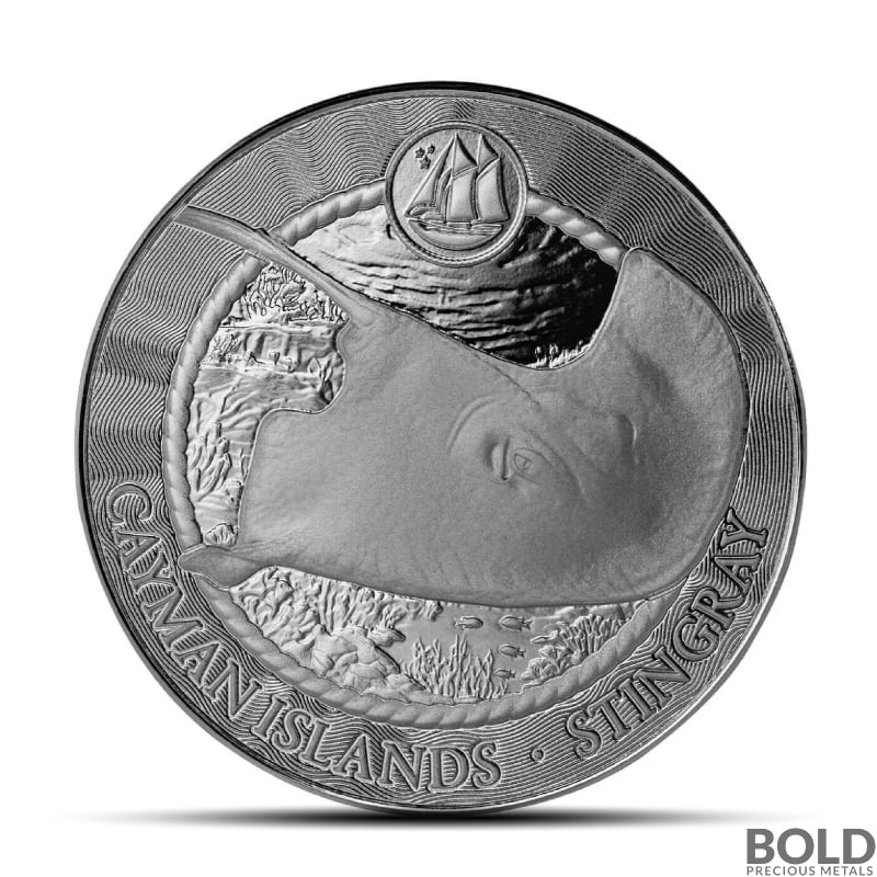 2026 1 oz Cayman Islands Stingray Silver Coin