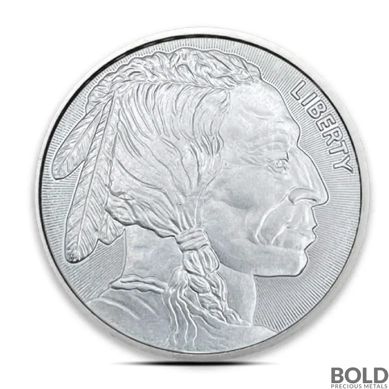 1 oz Buffalo Silver Round (Elemetal Mint)