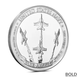 1 oz United States Navy Blue Angels Silver Round