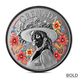 2023 1 oz EC8 Grenada La Diablesse Silver Coin (BU, Colored)