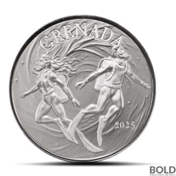 2025 1 oz EC8 Grenada Underwater Divers Silver Coin (BU)