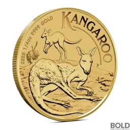 2025 1/4 oz Australian Gold Kangaroo Coin (BU)