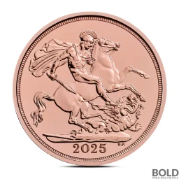 2025 Gold World English Sovereign King