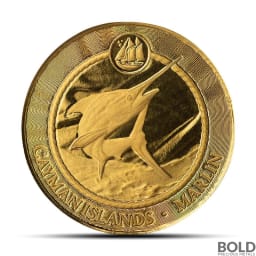 2026 1/10 oz Cayman Islands Marlin Gold Coin