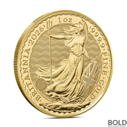 2026 1 oz British Gold Britannia Coin (BU)