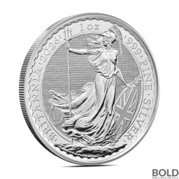 2026 1 oz British Britannia Silver Coin (BU)