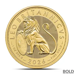 2026 1 oz British Lion Gold Coin (BU)