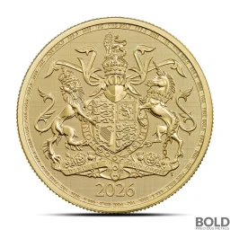 2026 1 oz British Royal Arms Gold Coin (BU)