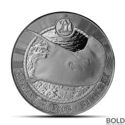 2026 1 oz Cayman Islands Stingray Silver Coin