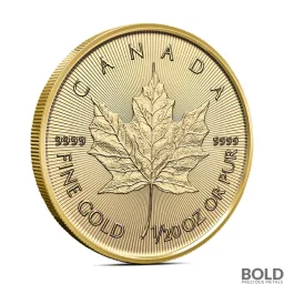 2026 1/20 oz Canadian Gold Maple Leaf Coin (BU)