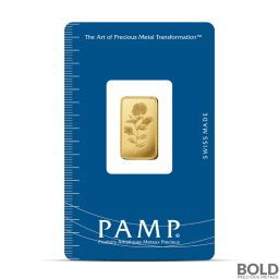 5 Gram PAMP Suisse Rosa Gold Bar
