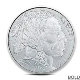1 oz Buffalo Silver Round (Elemetal Mint)