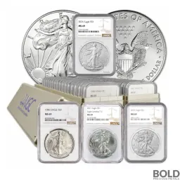 1986 2026 ASE Set MS69 Silver (NGC, Lot of 42)