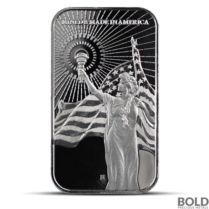 希少 美品 ◆総銀製 アラビア彫金 宝石箱 （アラビア文字 銀ホールマーク付き） 1 oz Asahi Columbia Goddess Silver Bar (BU)