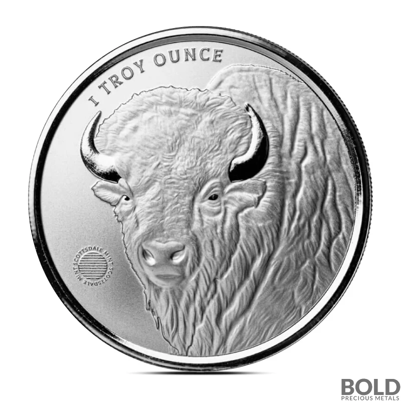 1 oz Scottsdale Buffalo Girl Silver Round