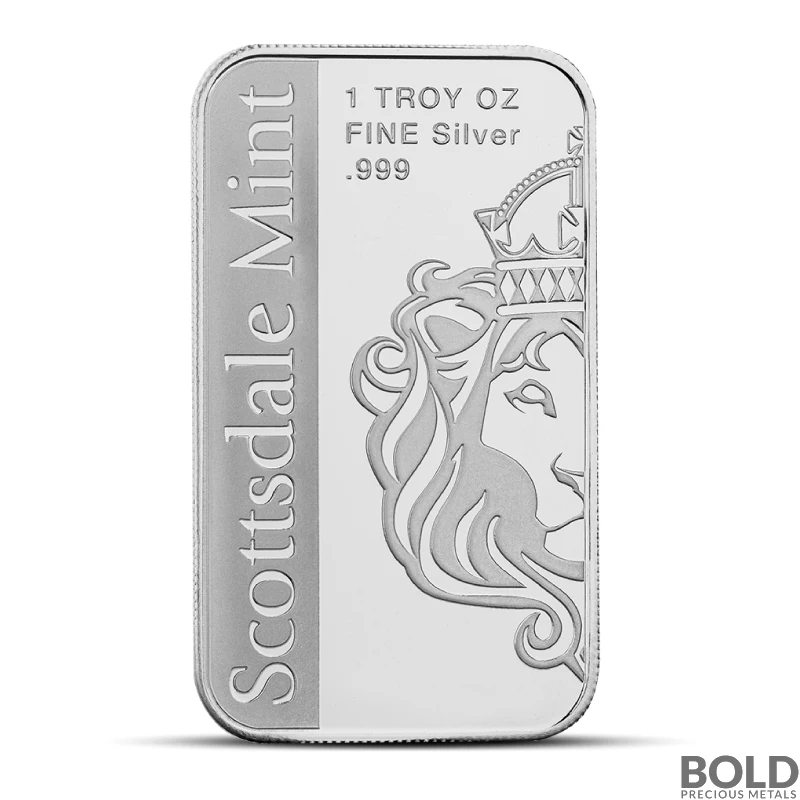 1 oz Scottsdale Patriotic Fly Fight Win Silver Bar (Color)