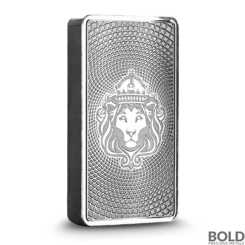 【International Silver 】ライオンのサモワール サーバー 10 oz Scottsdale The Vortex Silver Bar