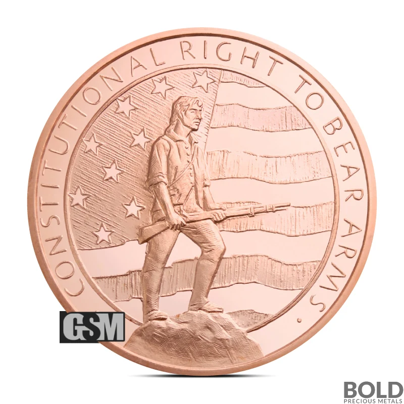 2 oz Second Amendment Copper Round