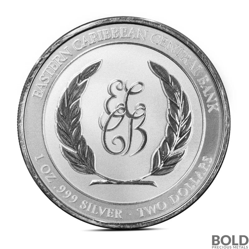 2023 1 oz Antigua & Barbuda Rumrunner Pirate Silver Coin (BU)