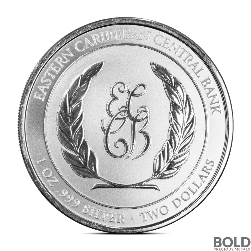 2023 1 oz Antigua & Barbuda Rumrunner Pirate Silver Coin (BU)