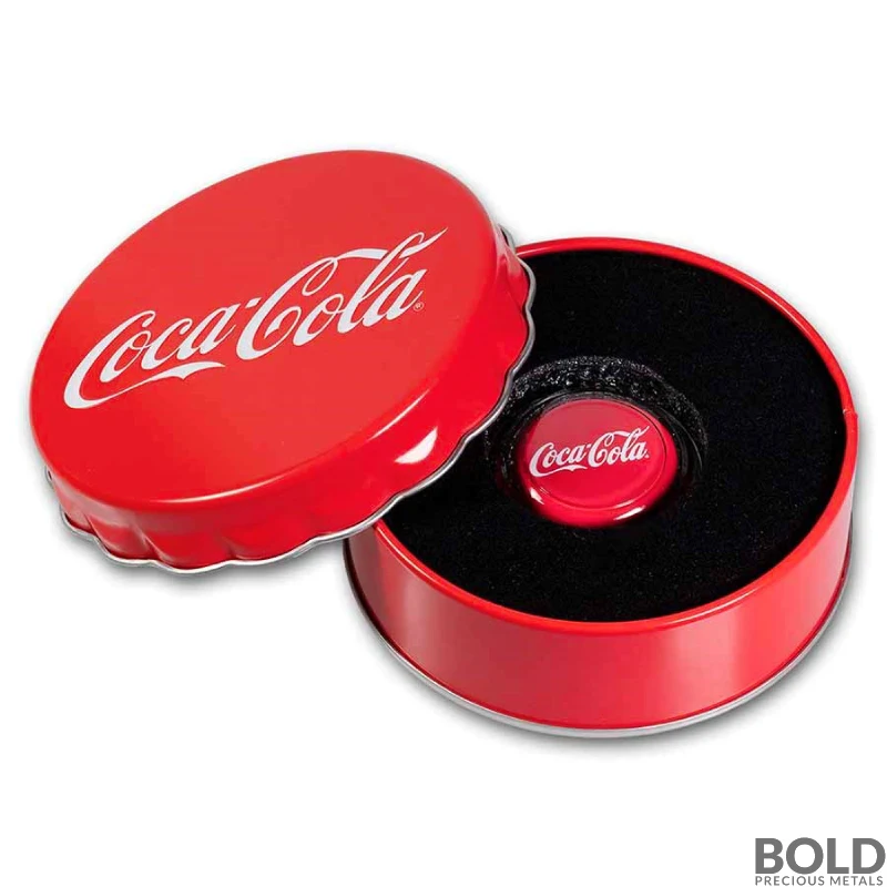 2023 6 Gram Coca-Cola® Silver Bottle Cap Coin