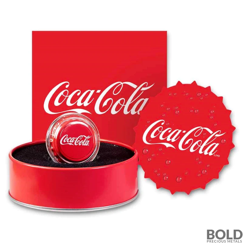 2023 6 Gram Coca-Cola® Silver Bottle Cap Coin