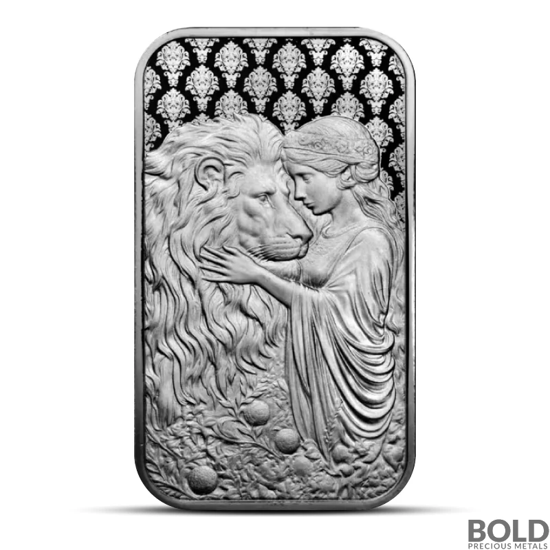 Una and the Lion 2021 1oz シルバー 2021 1 oz British Great Engravers Una and the Lion Silver Bar