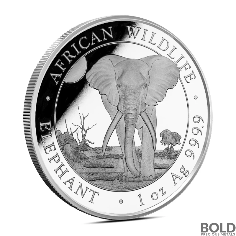 ●NUBIAN CARTEL 2025 1 oz Somalia Elephant Silver Coin (BU)