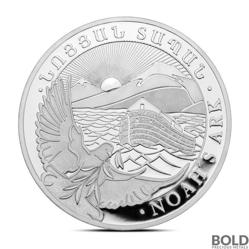 その他 2017 NOAH'S ARK 3oz Silver 2025 10 oz Armenia Noah's Ark Silver Coin (BU)