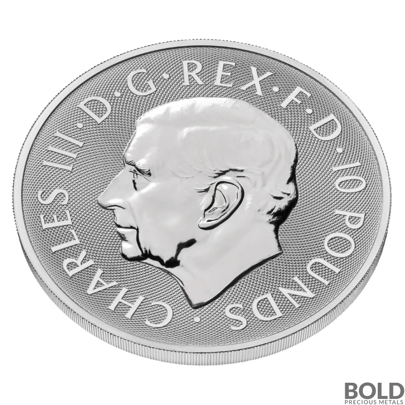 2025 10 oz British Tudor Beasts: Greyhound of Richmond Silver Coin