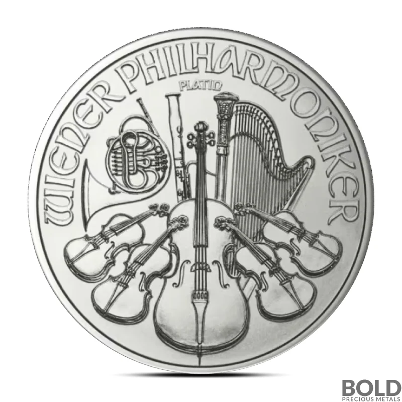 2025 1/25 oz Austria Philharmonic Platinum Coin (BU)