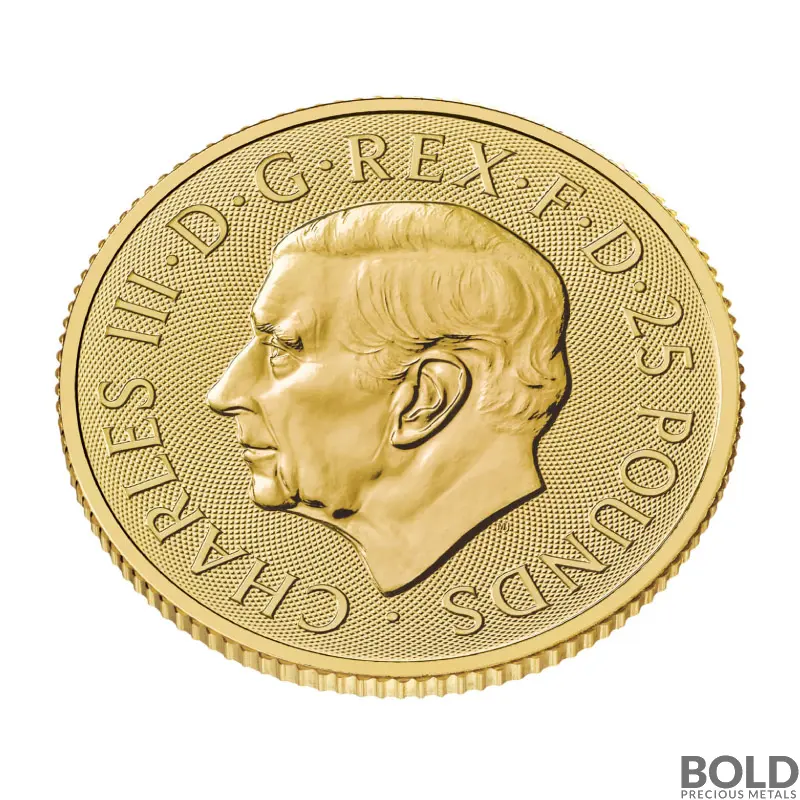 2025 1/4 oz British Tudor Beasts: Panther Gold Coin (BU)