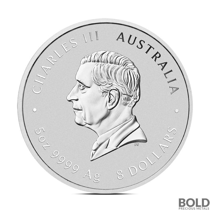 2025 5 oz Perth Lunar Year of the Snake Silver Coin (BU)
