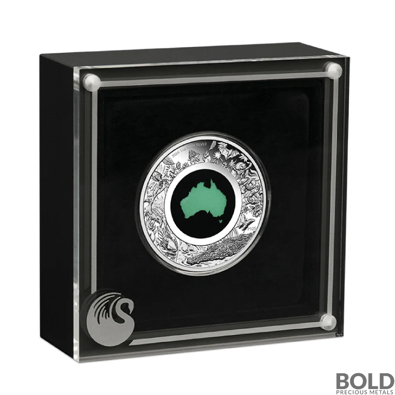 2024 Great Southern Land Chrysoprase Silver Proof Coin | BOLD