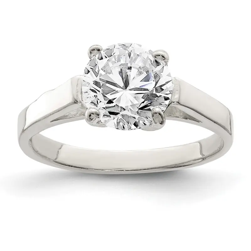 Cubic Zirconium Ring Sterling Silver main image 0