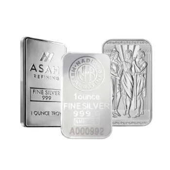 1 oz Silver bars for sale: Buy Stunning, Authentic Bullion Online