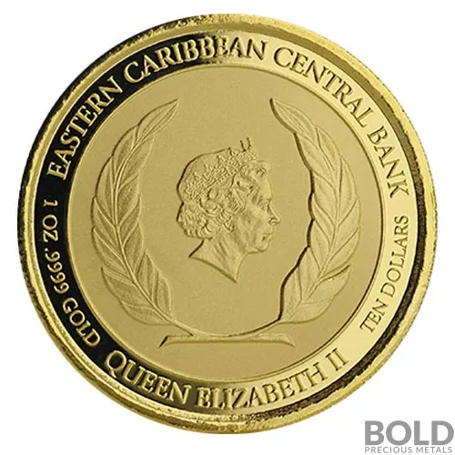 2019 1 oz EC8 Barbuda Rum Runner Gold Coin (BU) | BOLD Precious Metals